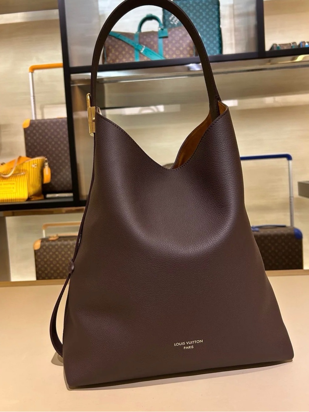 RARE! Louis Vuitton Low Key MM hobo brand new.w receipt sold out in this color!